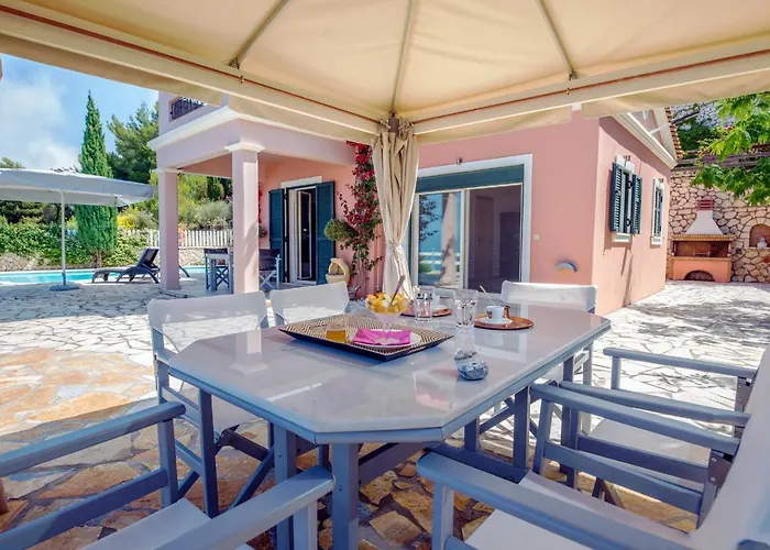 Secluded, Sunset, Beaches, Walk To Village-melina 别墅 Athánion