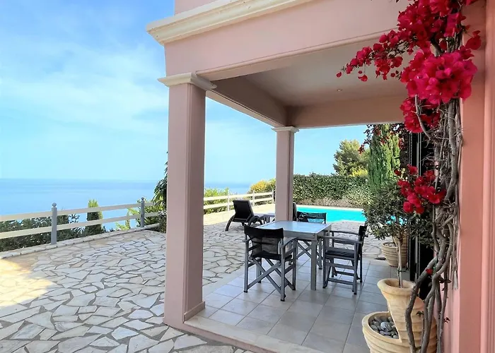 别墅 Secluded, Sunset, Beaches, Walk To Village-melina Athánion