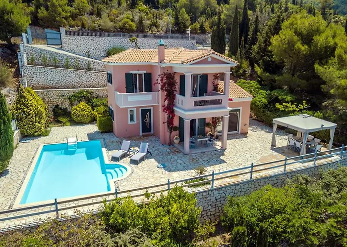 Secluded, Sunset, Beaches, Walk To Village-melina 别墅 Athánion