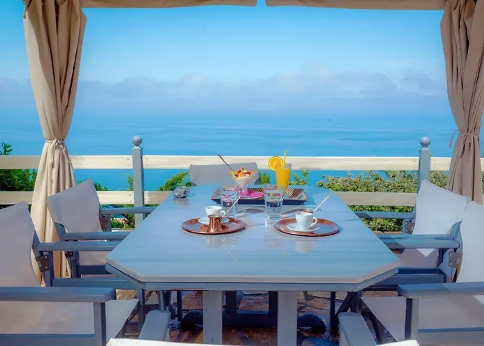 Secluded, Sunset, Beaches, Walk To Village-melina Villa Athanion